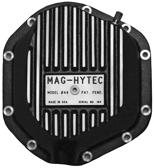 Mag-Hytec Black Dodge 10 Bolt Dana 44 Rear Differential Cover - Click Image to Close